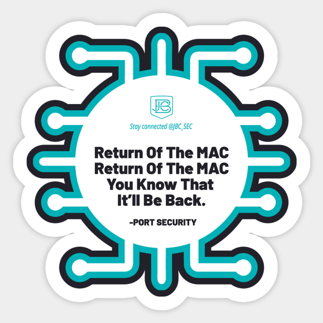 Return of the MAC....Address Sticker by JBC